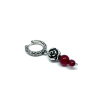 Mono orecchino Madame Black Donna in Argento Quarzo MBORSCRA01 - MBORSCRA01